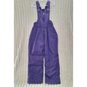 Kids Youth Size 6 S - Protection System Ski & Snow Bib Insulated Overalls Purple